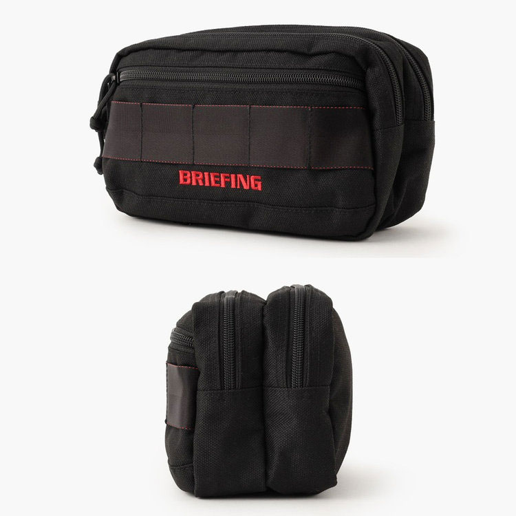 ブリーフィング ゴルフ ダブルジップ ポーチ BRG231G43 BRIEFING GOLF TURF DOUBLE ZIP POUCH TL｜daiichigolf｜04