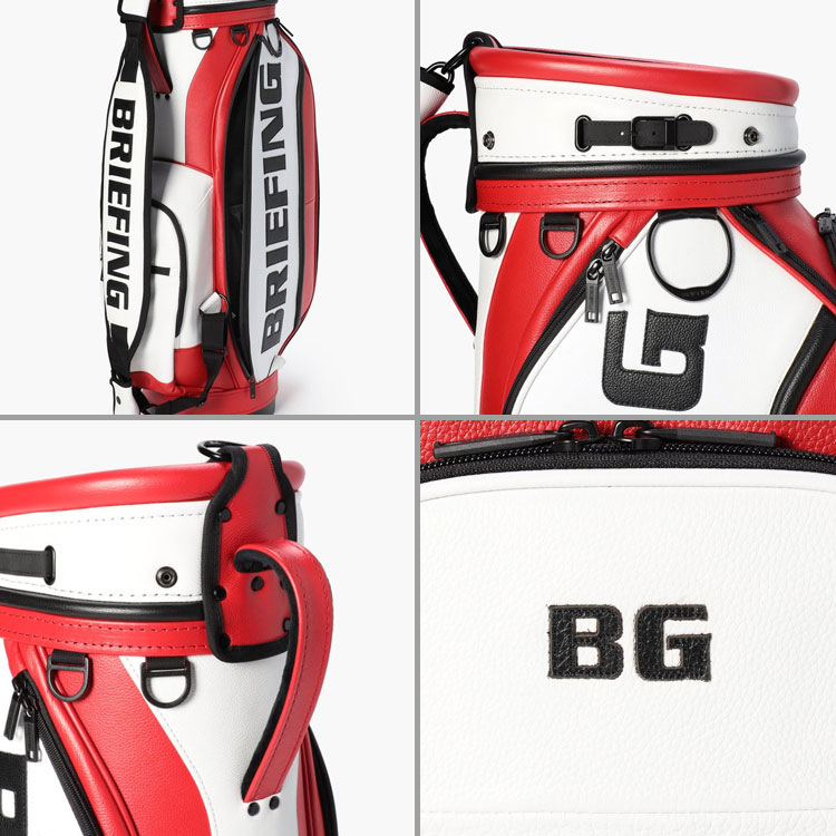 ブリーフィング キャディバッグ cr6（色：レッド系）のおすすめ人気