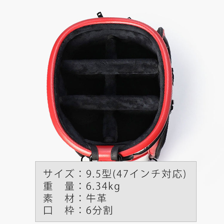 BRIEFING（ブリーフィング） ゴルフ カート キャディバッグ レザー 9.5