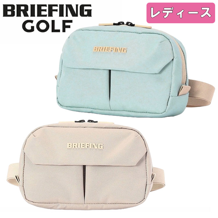 �y���f�B�[�X�z �u���[�t�B���O �S���t BRIEFING GOLF SQUARE WAIST POUCH NC �X�N�G�A �E�G�X�g�|�[�` BRG261E07