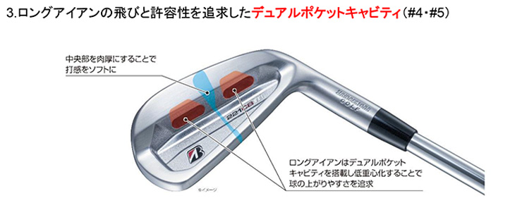 メーカーカスタム) ブリヂストンゴルフ 221CBアイアン グラファイト