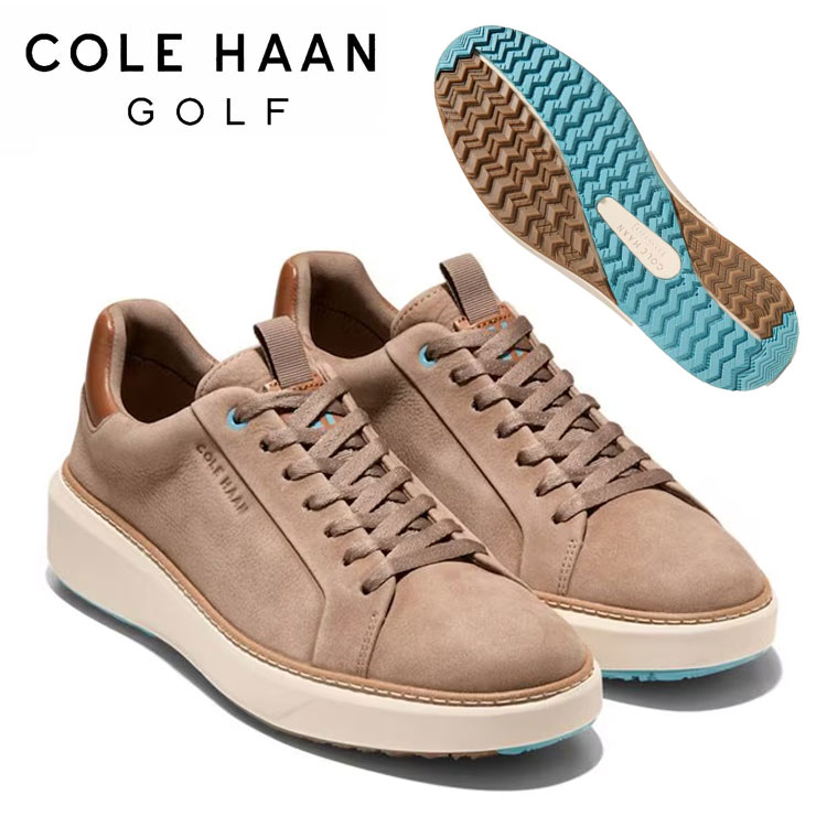 コールハーン COLE HAAN ゴルフシューズ スパイクレス C41191 グランドプロ トップスピン CHアイリッシュコーヒーヌバック／ゴールデンハニー COLE HAAN（コールハーン） ゴルフシューズ スパイクレス C41191