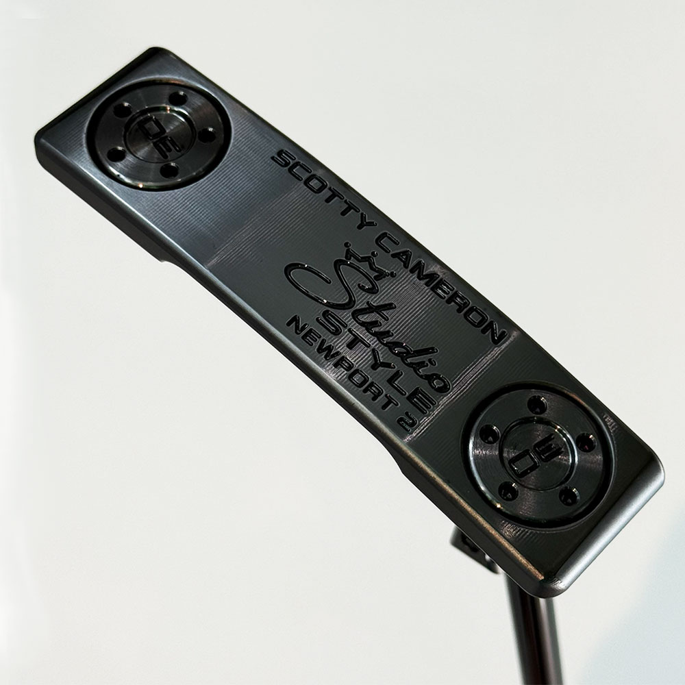 スコッティ キャメロン　オリジナルシャフト＆グリップ　未使用 スコッティキャメロン スタジオスタイル 2025 NPT2 パター DLCブラック