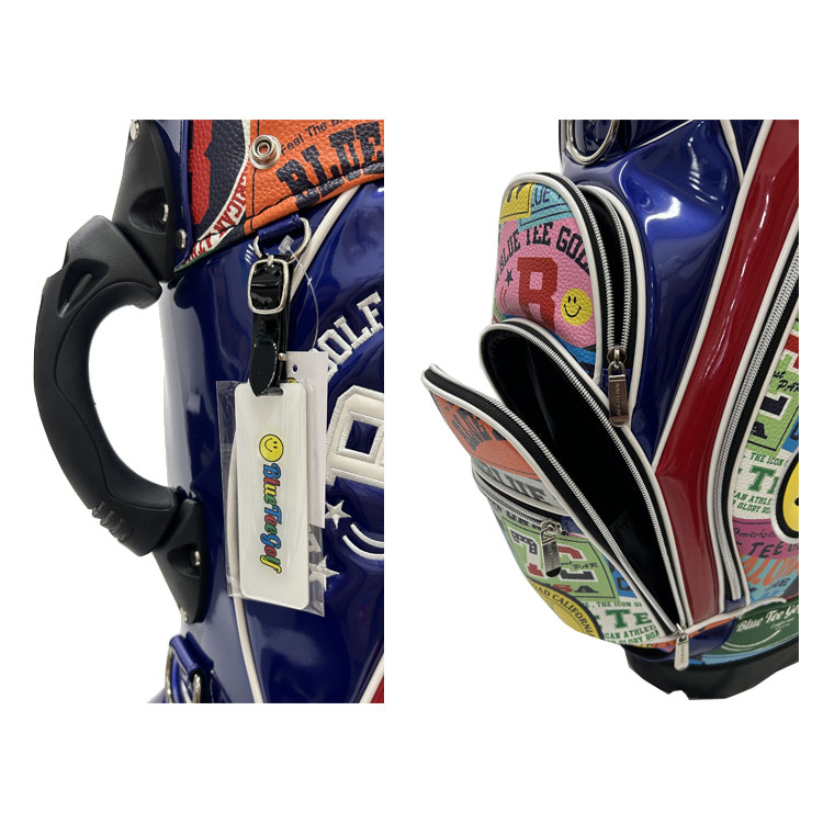 BLUE TEE GOLF ブルーティーゴルフ ワッペン柄 スタンド