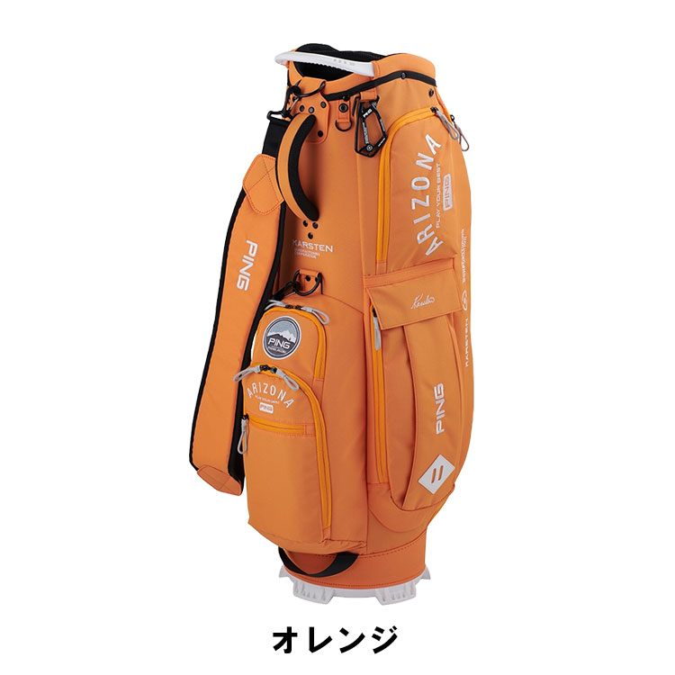 キャディバッグ（色：オレンジ系）｜ゴルフ用バッグ｜ゴルフ｜スポーツ