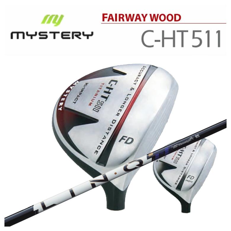 【特注】MYSTERY フェアウェイウッド ミステリー C-HT511 FW USTマミヤ LIN-Q PowerCore リンク パワーコア 【BLUE】シャフト
