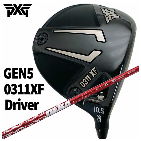 (特注・ヘッド在庫有り) PXG GEN5 0311XF ドライバー DERAMAX デラマックス 赤デラ 020Dプレミアムシリーズ シャフト