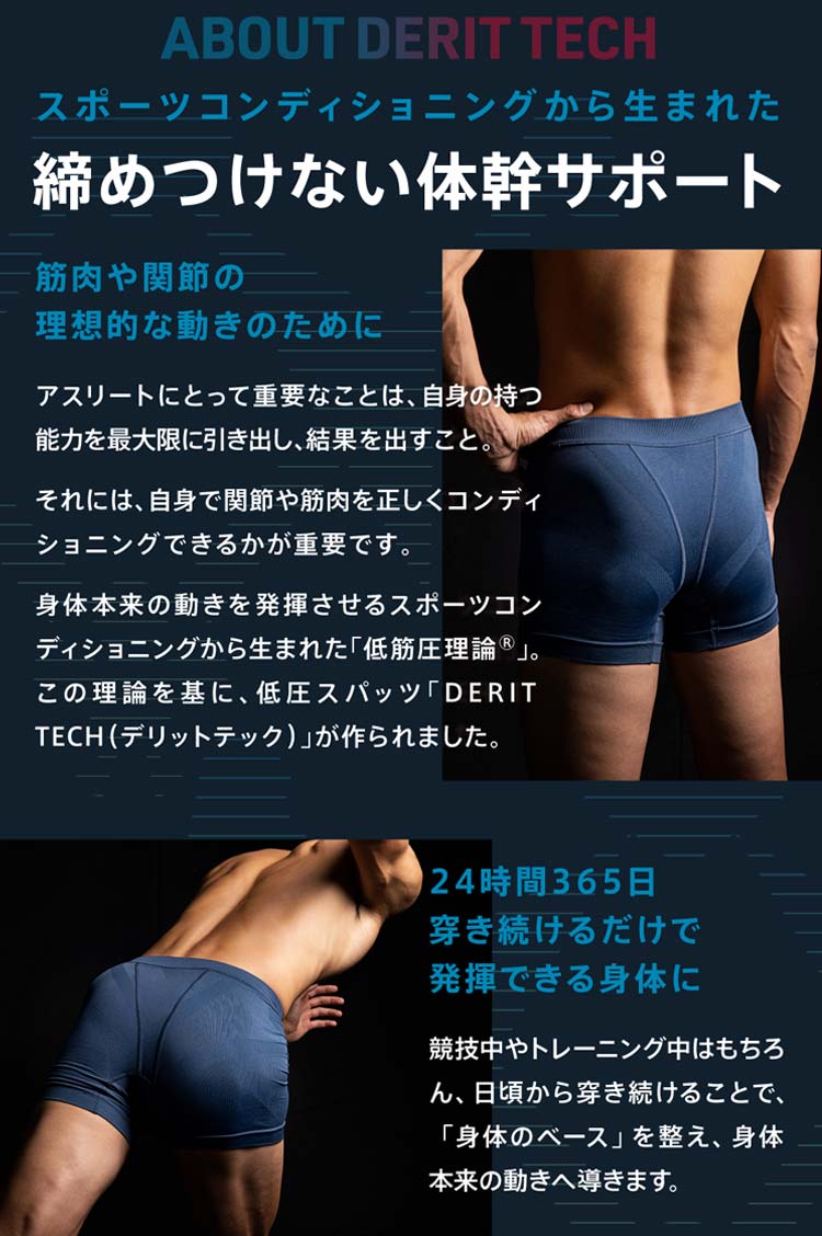 ドクターイースト デリットテック ショートスパッツ アンダーウェア Dr.EAST DERIT TECH Short Spats