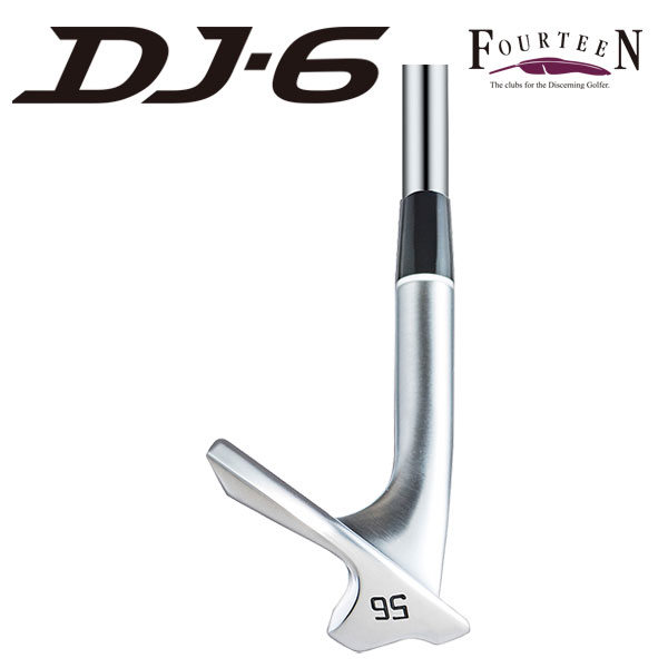 (第一ゴルフオリジナル)フォーティーン DJ-6(クロム)ウェッジ エアロテック スチールファイバーFcシリーズ シャフト FOURTEEN｜daiichigolf｜04
