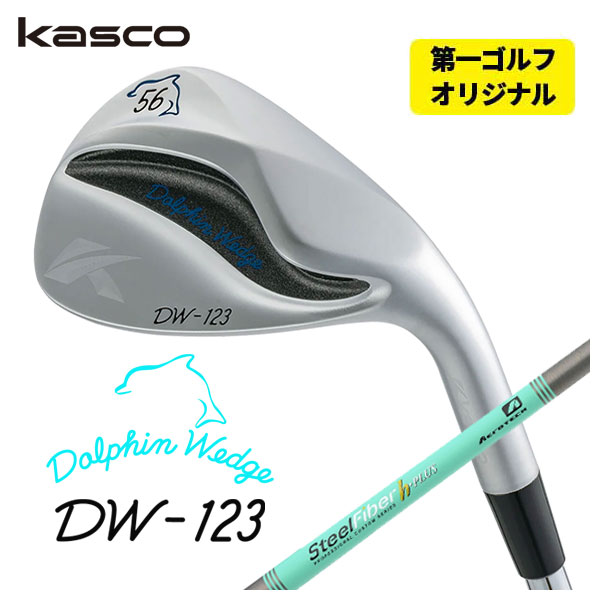 (第一ゴルフオリジナル)  キャスコ(Kasco) ドルフィンウェッジ DW-123 クロム エアロテック スチールファイバーHシリーズ h-PLUS/h-TOUR シャフト｜daiichigolf