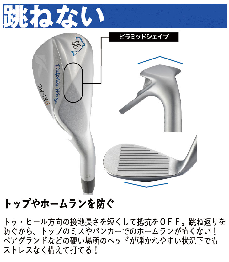 kasco（キャスコ） ドルフィンウェッジ DW-125G ミッドナイトブルー