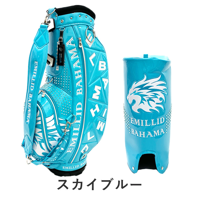 【数量限定】(ポイント10％)エミリッドバハマ キャディバッグ EB-2401 カート EMILLID BAHAMA｜daiichigolf｜04