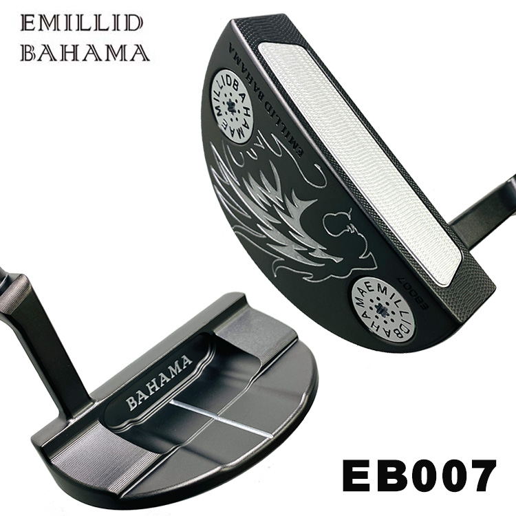 【パター・受注生産】エミリッドバハマ EB007 パター マレット クランクネック EMILLID BAHAMA EB007 PUTTER EMILLID BAHAMA（エミリッドバハマ） EB007 パター マレット クランク