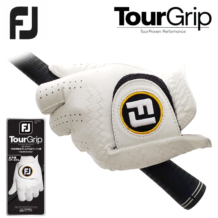 �t�b�g�W���C �c�A�[�O���b�v  �S���t�O���[�u FOOTJOY TOUR GRIP �S�V�󃂃f�� FGTG26WT �l�R�|�X�Ή�
