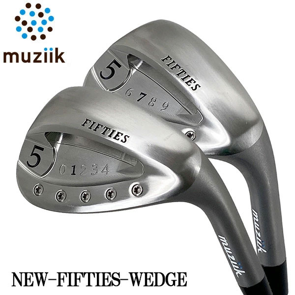 美品MUZIIKFIFTIESWEDGE ムジークフィフティーズウェッジ 59° muziik muziik/ムジーク/ニュー フィフティーズ ウェッジ/NEW