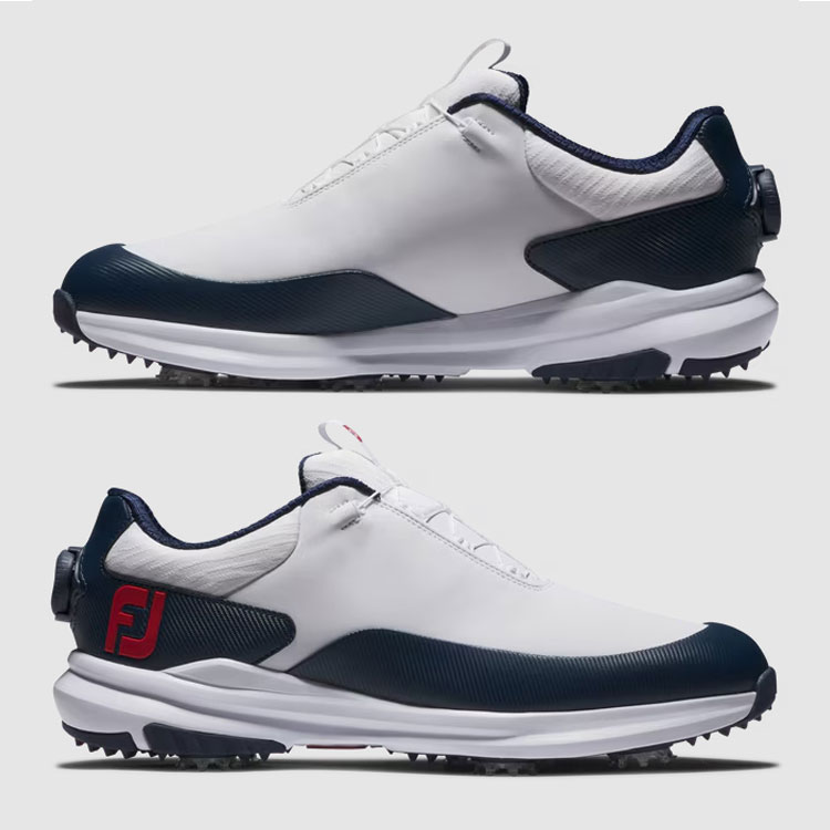 FJ ATTK BOA ゴルフシューズ ホワイト/カモフラージュ FJ Fuel BOA Women | Sneaker Inspired BOA Golf Shoes | FootJoy
