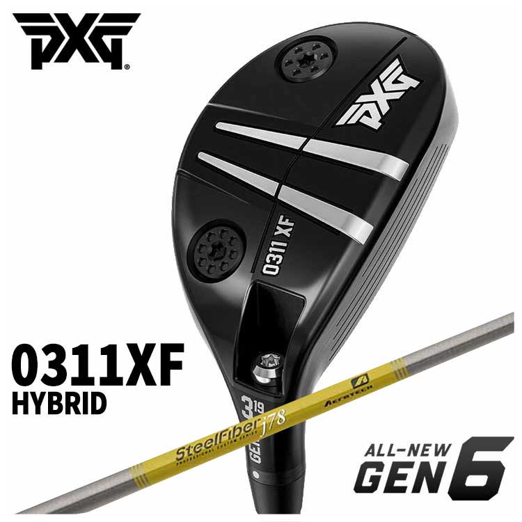  PXG GEN6 0311XF ハイブリッド エアロテック スチールファイバーJシリーズ シャフト