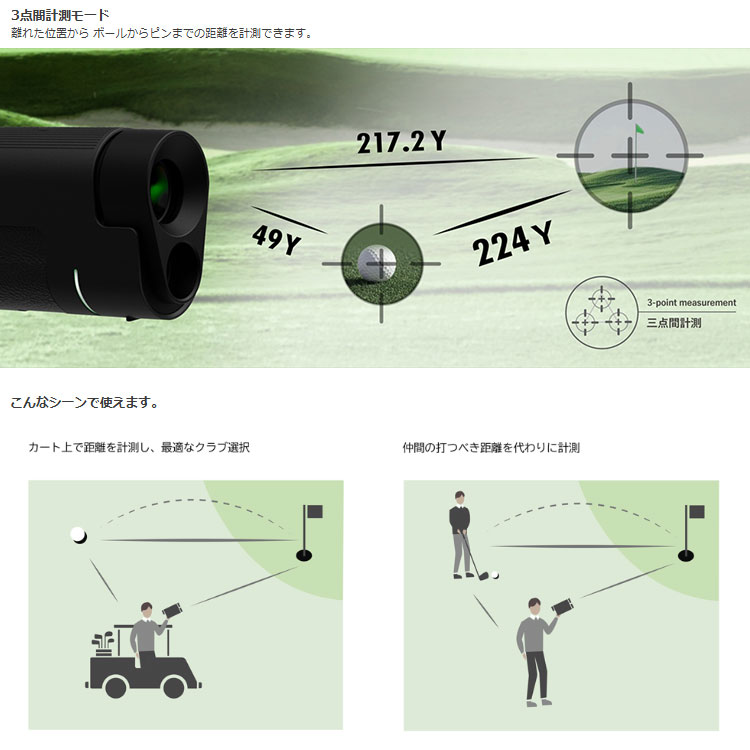GREENON（グリーンオン） レーザーキャディー GL04PRO レーザー距離