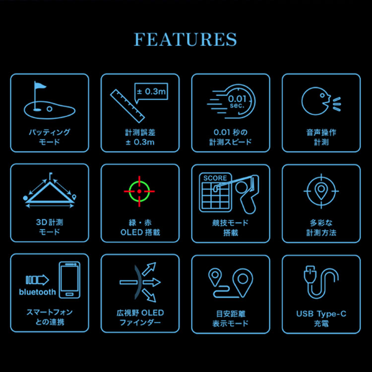 ショットナビ ボイス レーザー GR レオ プロ Shot Navi Voice Laser GR Leo PRO レーザー距離計測器 ゴルフ | ShotNavi | 03