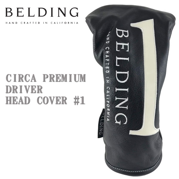 ベルディング BELDING ドライバー用 サーカ プレミアム ヘッドカバー (1) CIRCA PREMIUM DRIVER HEAD COVER HBHC-000059 ブラック ゴルフ