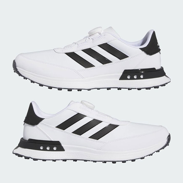 (ポイント10％)アディダス adidas S2G SL ボア 24 MDK92 IF0286 S2G SL BOA GOLF SHOES  ホワイト/コアブラック/ホワイト ゴルフシューズ スパイクレス