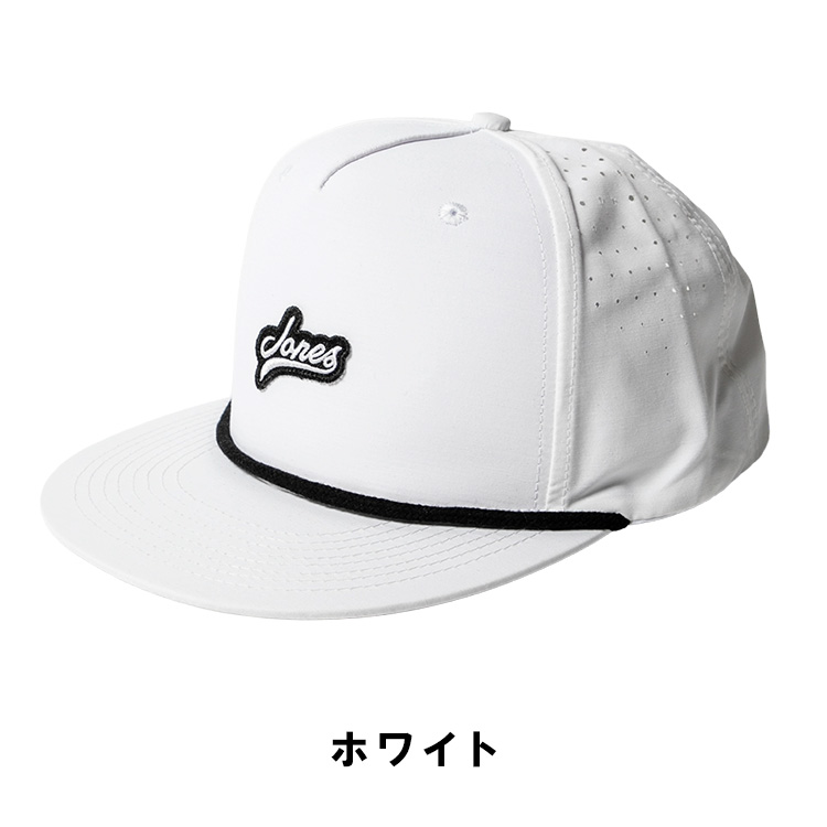 JONES ジョーンズ　キャップ Utility Punching Black JONES（ジョーンズ） CAP（キャップ）J Punching（パンチング）Black