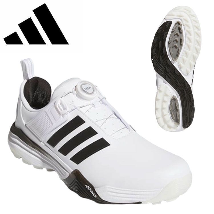 �A�f�B�_�X adidas �S���t�V���[�Y �A�f�B�p���[ 26 �{�A ADIPOWER 26 BOA SPIKELESS �z���C�g�^�u���b�N�^�V���o�[ �X�p�C�N���X OOM30 JS4138