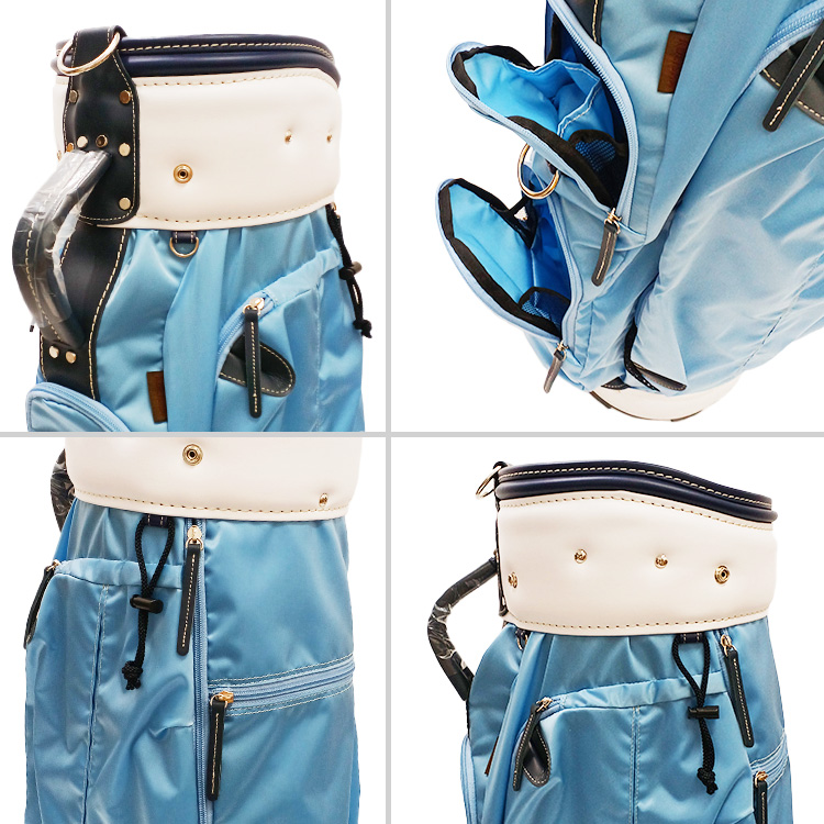 考英舎 キャディバッグ 10型 軽量 2.8kg ハンドメイド 高密度ツイル