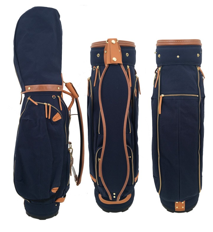 考英舎 キャディバッグ 9型 3.5kg ハンドメイド 板垣 帆布 C/Bag
