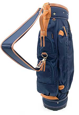 考英舎 キャディバッグ 9型 超軽量 2.2kg ハンドメイド 高密度ツイル