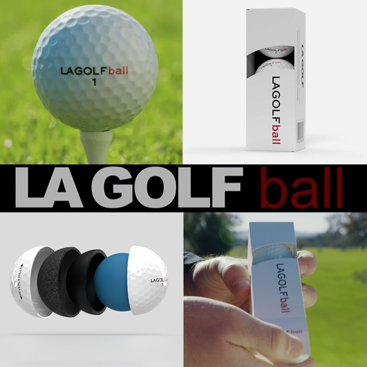 LA GOLF ゴルフボール 1ダース(12球) LAGOLF-ball :lagolf-ball-01:第