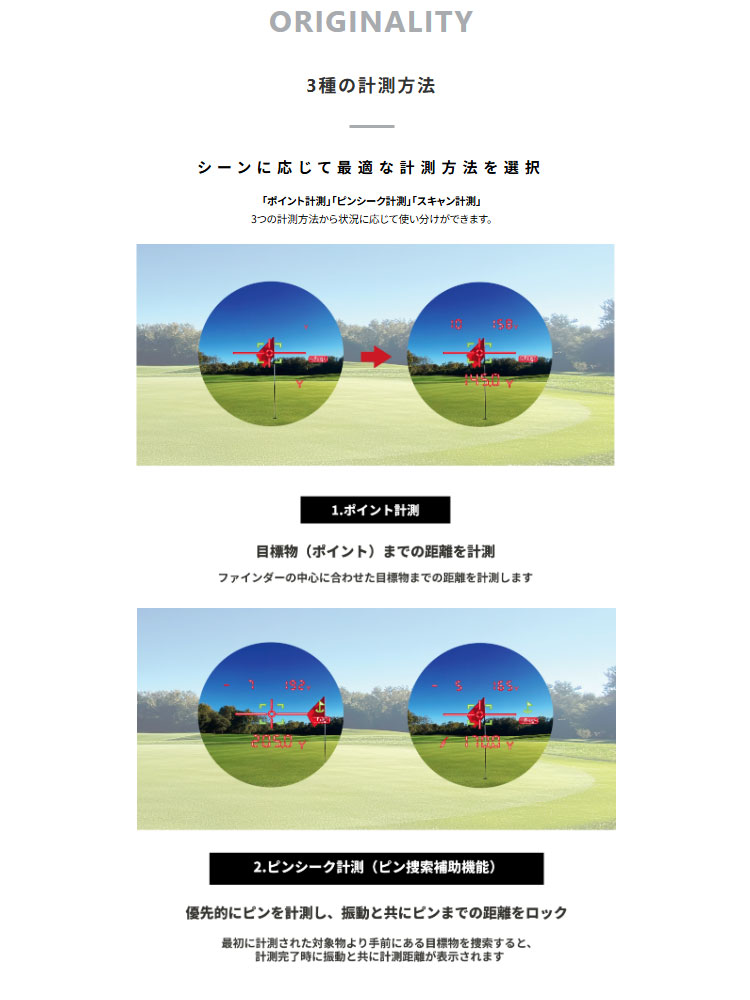 ShotNavi（ショットナビ） リネア Shot Navi LINEA レーザー距離計測器