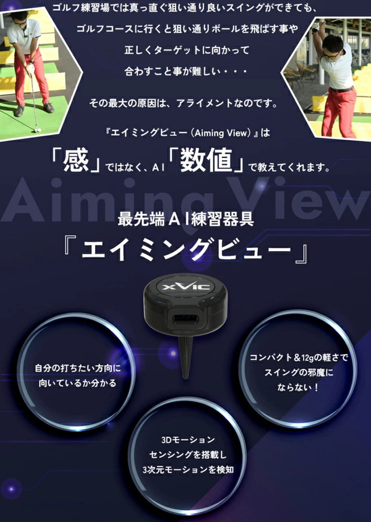 練習器具】リンクス エックスビック エイミングビュー Lynx XVIC