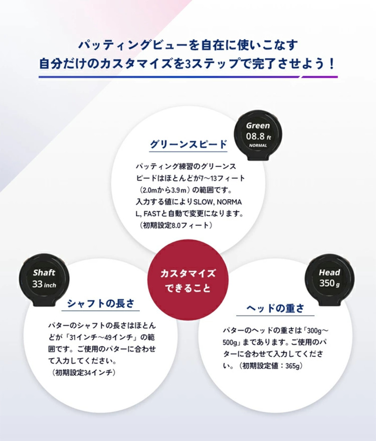 【練習器具】リンクス エックスビック パッティングビュー Lynx XVIC PUTTING VIEW パター 方向性 トレーニング AI練習器 ゴルフ | Lynx | 14