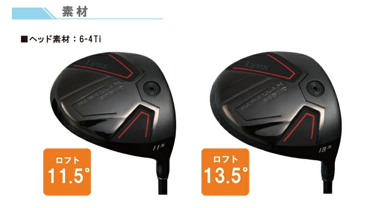 【第一ゴルフオリジナル】 リンクス ミニドラ PARALLAX 305MD ミニドライバー 藤倉 フジクラ  SPEEDER NX BLUE ブルー シャフト | Lynx | 04