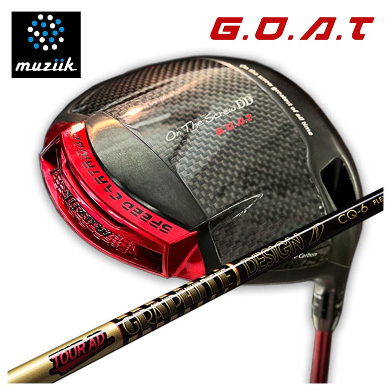 muziik ムジーク On The Screw DD GOAT ゴート ドライバー グラファイトデザイン TOUR AD CQ シャフト