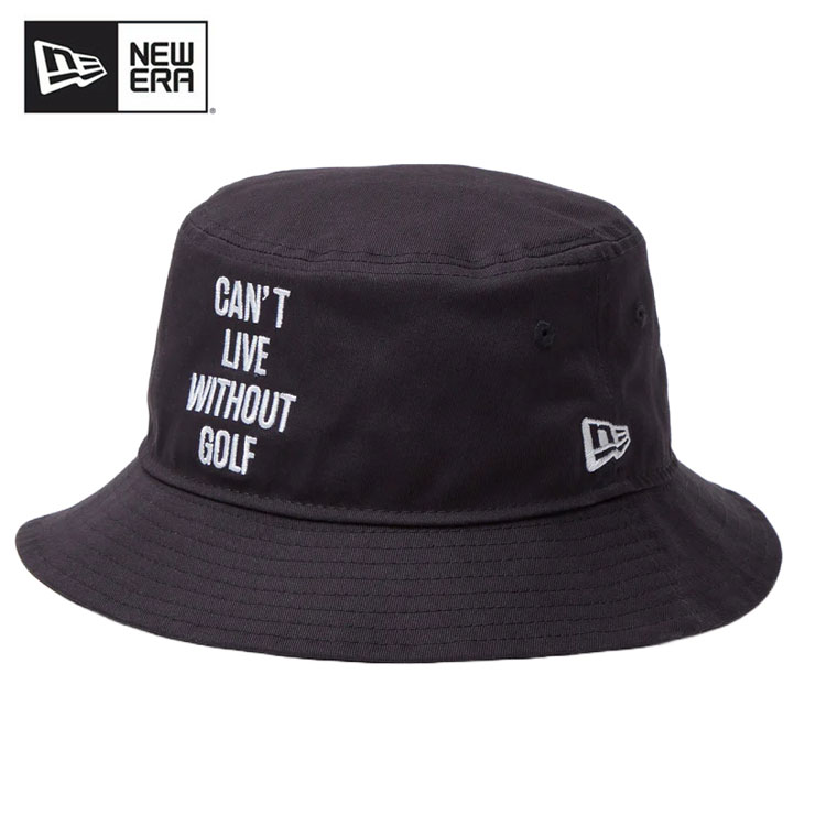 NEW ERA（ニューエラ） バケット ハット 01 CAN'T LIVE WITHOUT GOLF
