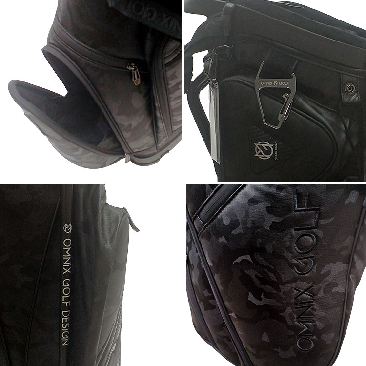 OMNIX オムニックス カモ スタンドバッグ 8.5型 キャディバッグ オムニックス ゴルフ 8.5型 Stand Bag Matte スタンド キャディバッグ
