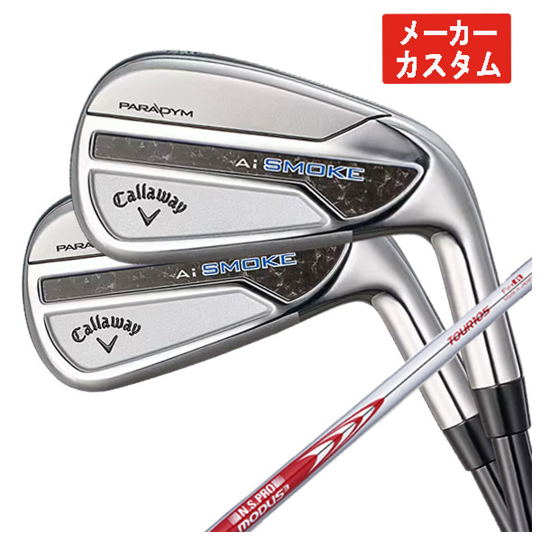 【メーカーカスタム】 キャロウェイ パラダイム Ai スモーク アイアン N.S.PRO モーダス3 TOUR 105 シャフト #6 Pw(5本セット) PARADYM Ai SMOKE :24paaiskir 04:第一ゴルフ