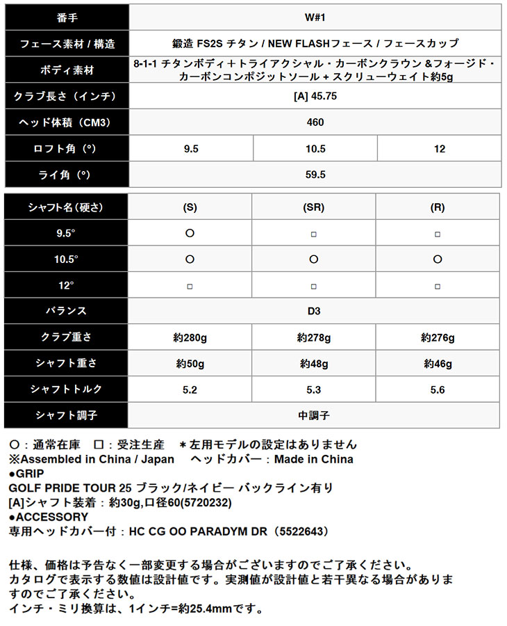 Callaway ゴルフ ドライバー（ロフト角：12度）の商品一覧｜クラブ