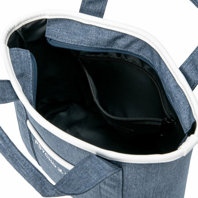サイコバニー ラウンドバッグ【23×12×23cm】ネイビー pbmg6ab9 Psycho Bunny（サイコバニー） (ポイント10％)サイコバニー ラウンド
