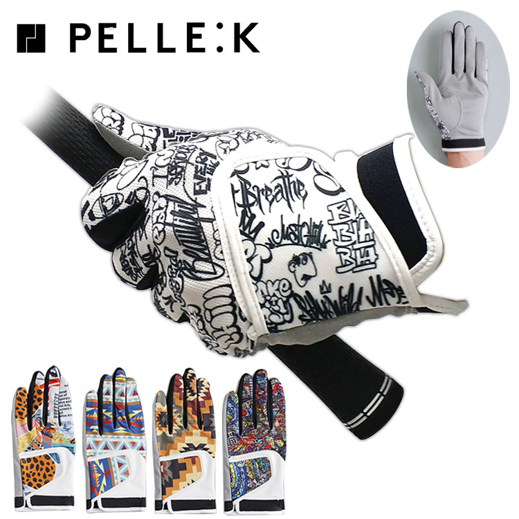 (ポイント10％) ペレック ゴルフグローブ PK48207M9 PELLE:K RIKUO（リクオ） ネコポス対応