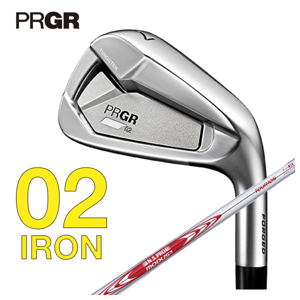 プロギア PRGR 02アイアン N.S.PRO MODUS3 Tour105 (S)シャフト #6〜Pw(5本セット)｜daiichigolf