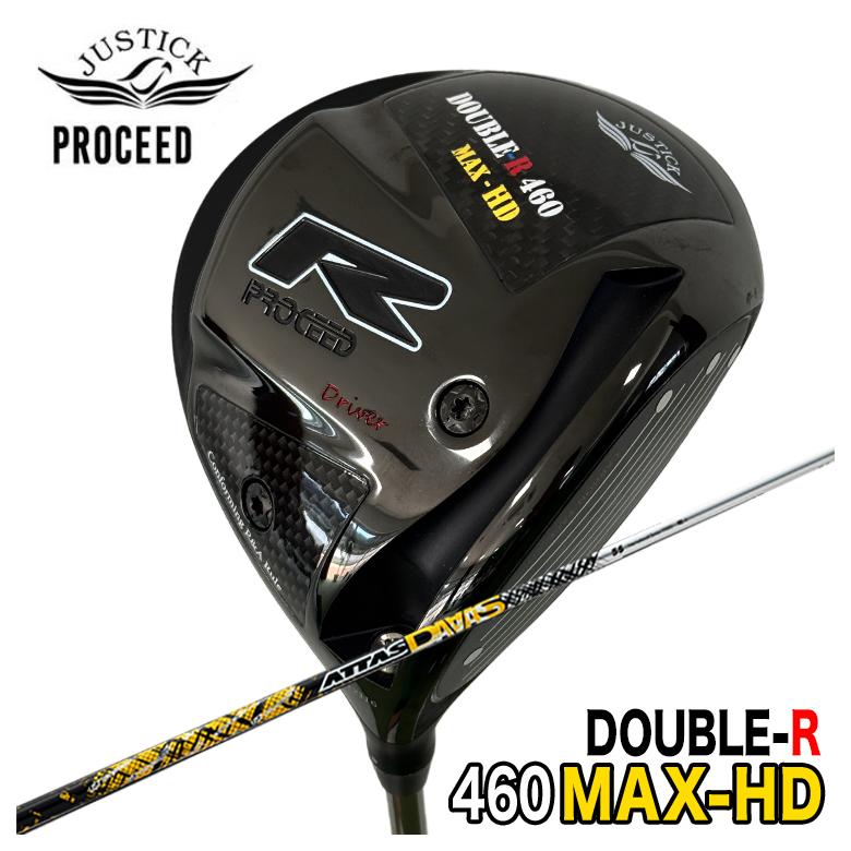 【特注】 JUSTICK ジャスティック PROCEED DOUBLE-R 460MAX-HD ドライバー USTマミヤ アッタスダァーッス ATTAS DAAAS（12代目） シャフト