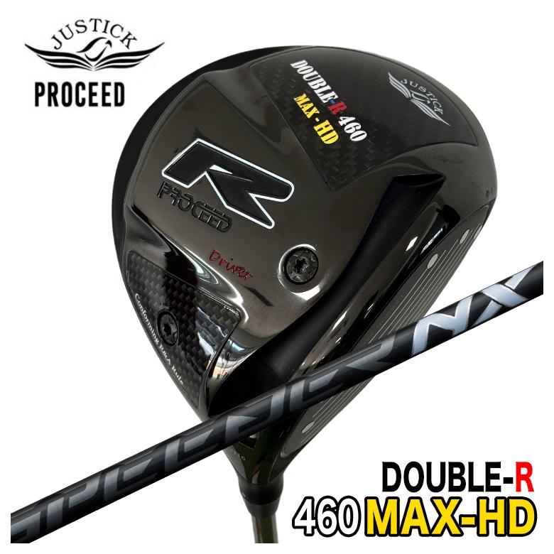 【特注】 JUSTICK ジャスティック PROCEED DOUBLE-R 460MAX-HD ドライバー  フジクラ スピーダー SPEEDER NX BLACK （ブラック）シャフト