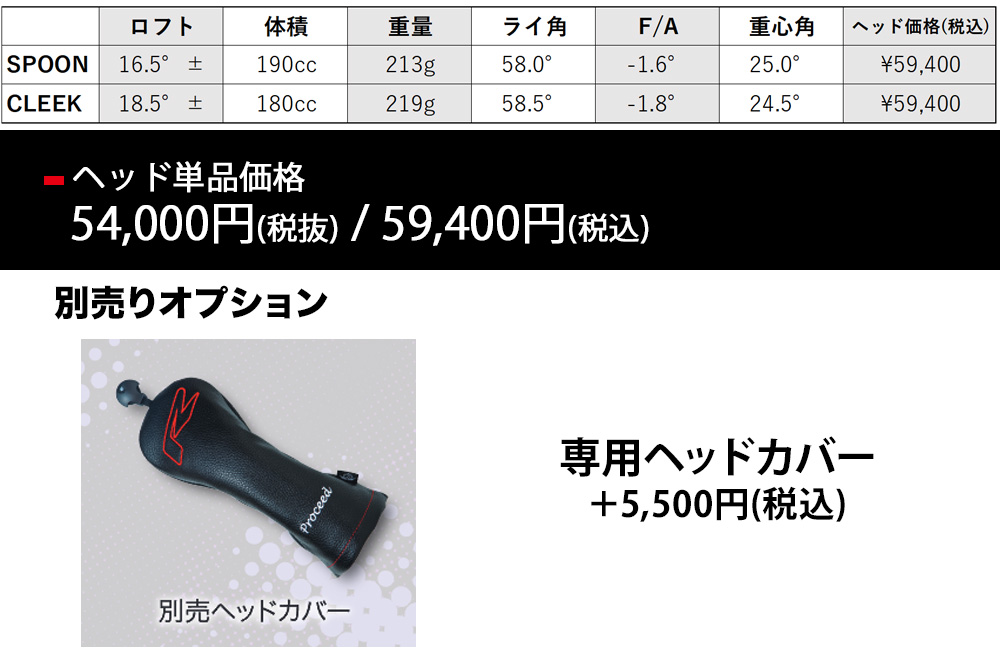 【特注】 JUSTICK ジャスティック PROCEED DOUBLE-R HT FW フェアウェイウッド シンカグラファイトLOOP ループ プロトタイプ SEVEN FW用シャフトの画像