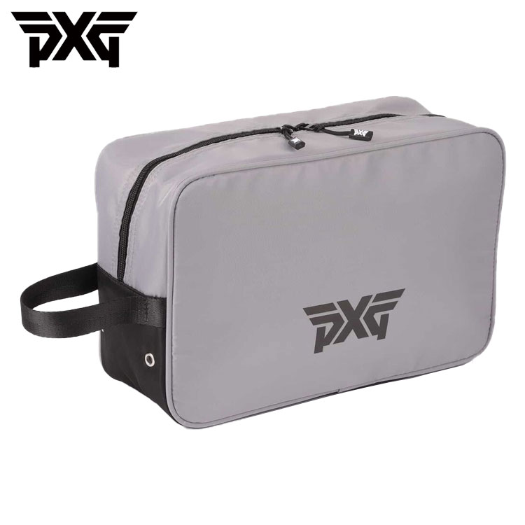 PXG ライトウェイト シューズケース シューズバッグ グレー A-JP 