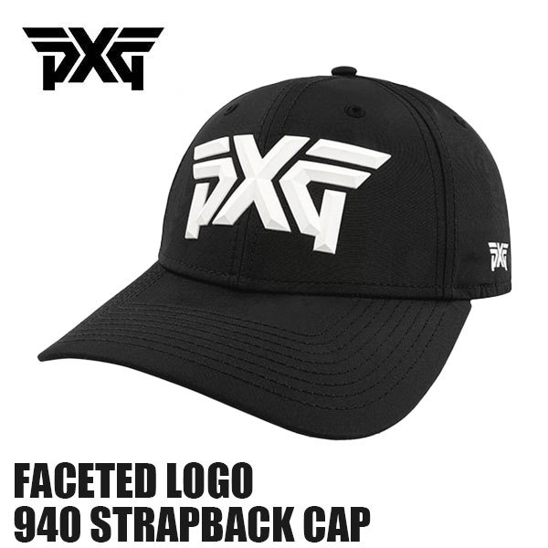 PXG キャップ FACETED LOGO 940 STRAPBACK CAP ブラック NEW ERA