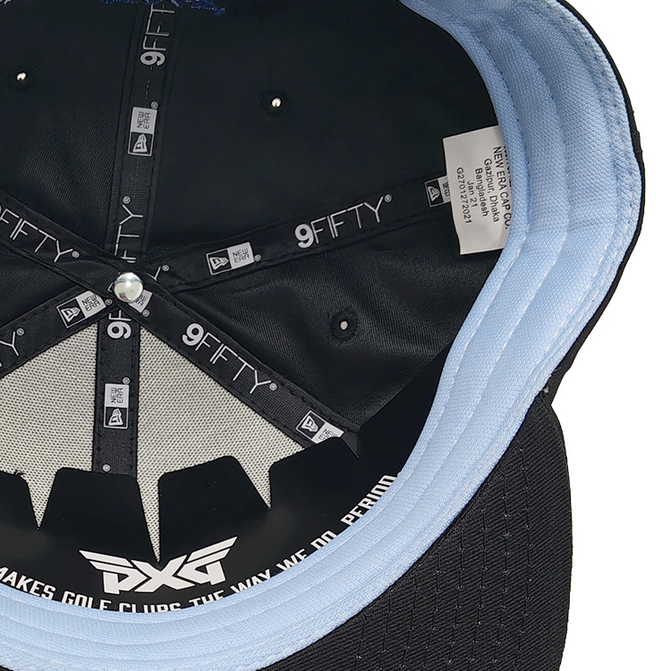PXG キャップ スナップバック 950LP Snapback ブラック/ブルー H-950LP
