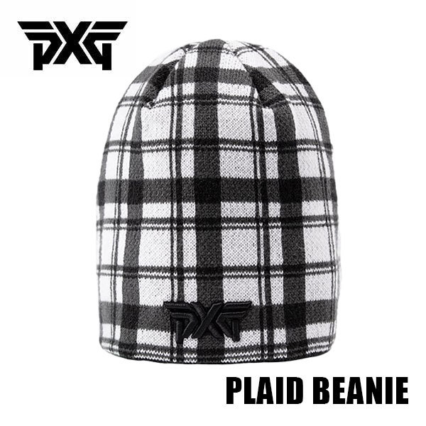 PXG ニット キャップ PLAID BEANIE NEWERA (PXG正規品) ゴルフ